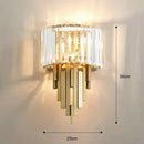 Axyaa Crystal Wall Light for Bedroom Aisle Staircase TV Sofa Background Home Decor