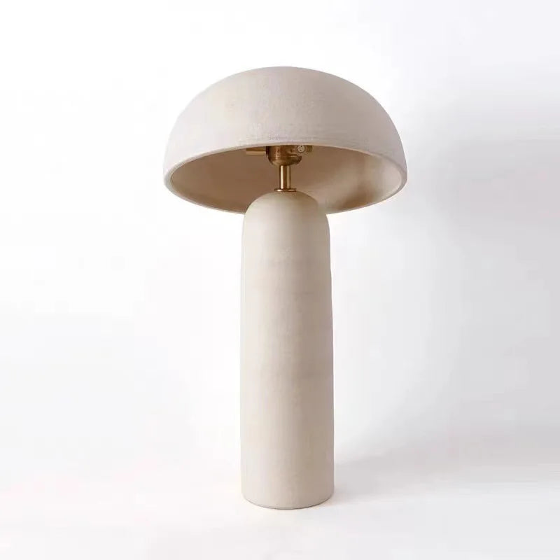 Axyaa Ceramicah Tera Lamp: Nordic Retro Design for Minimalist Living Room