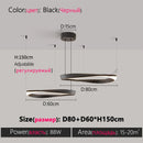 Axyaa Modern Ring Chandelier for Living Room, Bedroom, Study, Restaurant