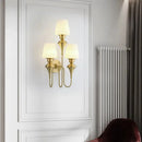 Axyaa Brass LED Wall Lamp for Luxury Spaces