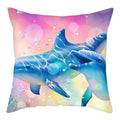 Axyaa Dolphin Pattern Cushion Cover 45x45cm