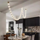 Axyaa Nordic Bean Pendant LED Ceiling Lamp for Indoor Decor
