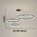 Axyaa LED Chandeliers | Modern Dining Room Pendant Light | Indoor Ceiling Lamp