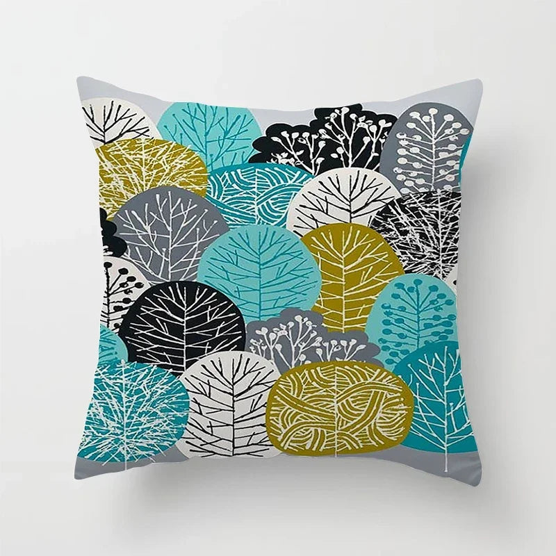 Bohemian Geometric Pattern Printed Pillowcase - Axyaa Brand