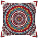 Axyaa Mandala Print Square Pillowcase - Home Decor Cushion Cover