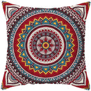 Axyaa Mandala Print Square Pillowcase for Home Decor and Sofa Cushions