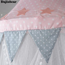 Axyaa Baby Room Mosquito Net: Round Crib Canopy for Girls - Kid Bed Decoration