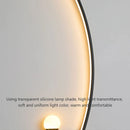 Axyaa Black Gold LED Wall Sconce for Bedroom Study Indoor Lighting