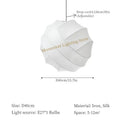 Axyaa Wabi Sabi Silk Ceiling Hanging Lamps - Japan Living Room Pendant Lights