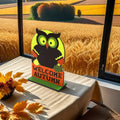 Axyaa Thanksgiving Wooden Tabletop Decor Set: Pumpkin, Scarecrow, Owl & Angel
