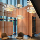 Axyaa Scandinavian Acrylic Flower Ceiling Chandelier for Kitchen Living Room Bedroom