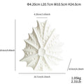 Axyaa Sea Urchin Ceramic Vase - Abstract Spike Design for Home Decor