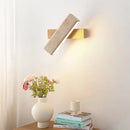 Axyaa Yellow Cave Stone LED Wall Lamp Wood Artistic Nordic Decor
