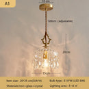 Axyaa Crystal Wall Lamp - Modern Medieval Luxury Glass Lights