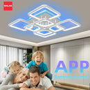 Axyaa RGB LED Ceiling Light: Colorful Dimming for Dining Room & Bedroom
