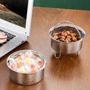 Axyaa Stainless Steel Drain Basket Strainer Steamer Kitchenware
