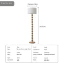Axyaa Wooden Art LED Floor Lamp for Modern Minimalist Living Room, Bedroom, Study - High-End Decor Lighting