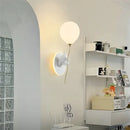 Axyaa Pink Balloon Wall Light - Minimalist Children's Room Lamp