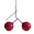 Axyaa Red Cherryt Hanging Light: Stylish Italian Designer Pendant Lamp for Bedside, Bar, Coffee Shop
