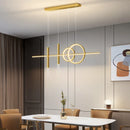 Axyaa LED Ceiling Light - Modern Minimalist Chandelier for Living Room & Bar Counter