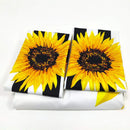 Axyaa Yellow Sunflower Floral Duvet Cover Set for Kids Girls Boys