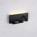 Axyaa Adjustable Angle Warm Light Wall Lamp with Wireless Charging