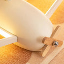Axyaa Airplane LED Pendant Lamp for Kids Room - White and Blue Theme