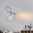 Axyaa Gooseneck Wall Lamp 3W LED Reading Light for Bedside Study, Indoor Home Lighting
