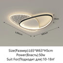 Axyaa LED Ceiling Chandelier for Home Decor - Gold/Black Indoor Lighting