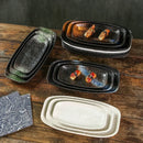 Axyaa Ceramic Sushi & Fish Plate Set - Japanese Style, Commercial Grade Tableware