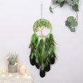 Axyaa Colorful Feather Pendant Dream Catcher Wall Hanging for Living Room