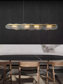 Axyaa Gold Pendant Lights - Glass Art Collection with Dimmable LED