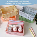 Axyaa Kawaii Collapsible Crate Stacking Storage Basket Organizer for Home Kitchen Bedroom