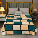 Axyaa Plaid Flannel Throw Blanket - Cozy All-Season Bedspread
