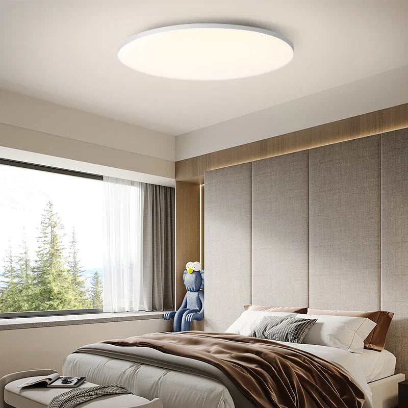 Axyaa Smart LED Ceiling Lamp: Remote Dimmable Ultra-thin 24W 36W for Living Bedroom