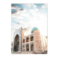 Sunrise Mosque Canvas Print by Axyaa - Islamic Wall Art Poster for Home Decor
