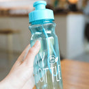 Axyaa Portable Sports Water Bottle Large Capacity Fitness Drinkware