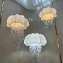 Axyaa French Cream Style Jellyfish Chandelier for Bedroom and Bar Counter