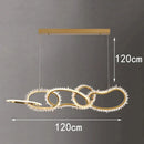 Axyaa LED Chandeliers for Modern Home Decor and Indoor Lighting