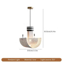 Axyaa Zebra Crossing Pendant Light - Nordic Design Black & White Stripes Décor