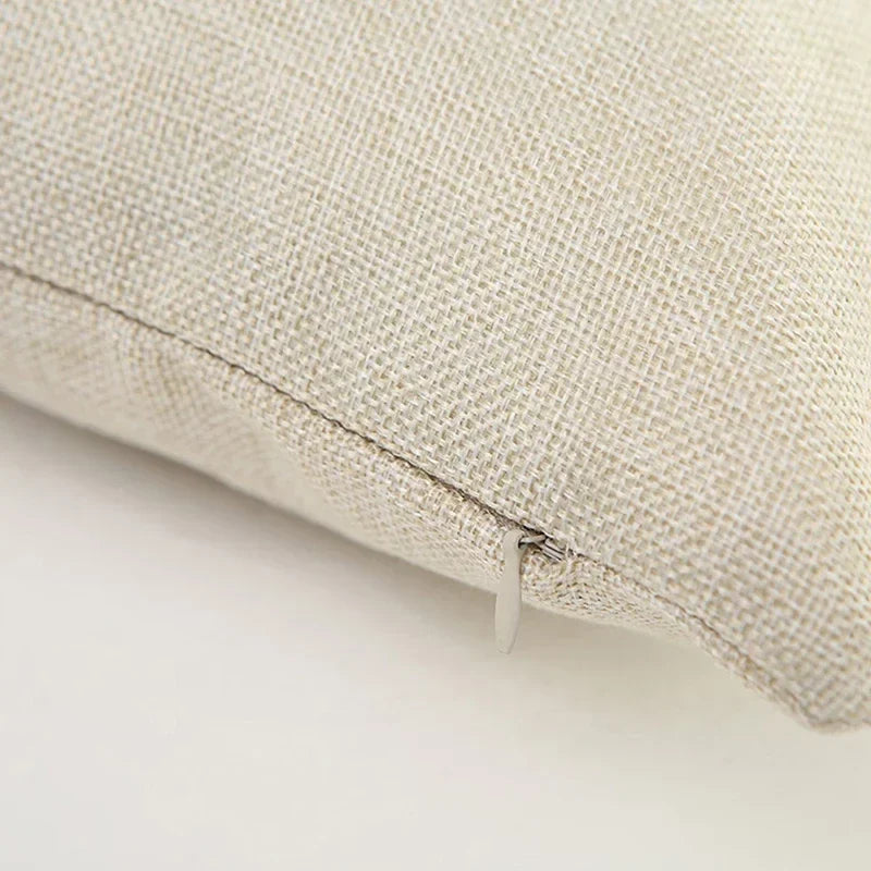 Cute Bird Pattern Pillowcase - Axyaa Decorative Linen Throw Pillow Case