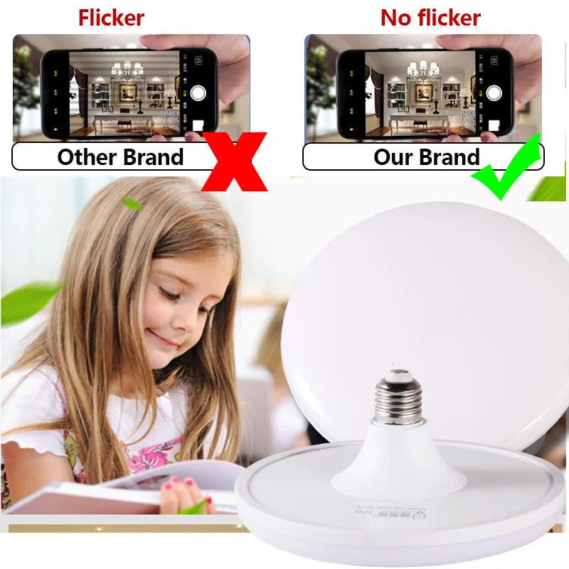 Axyaa UFO LED Ceiling Lamp - Bright Indoor Lighting for Living Room