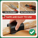 Axyaa Gift Wrap Cutter: High Precision Blade, Manual Tool for Crafting, Scrapbooking & DIY