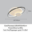 Axyaa Gold/Black LED Ceiling Lamp for Home Lighting - Indoor Decor Chandelier
