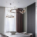 Axyaa Modern Glass Pendant Lights for Indoor Living and Dining Room Lighting