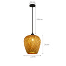 Axyaa Rattan Bamboo Pendant Light for Dinning Room Chandelier and Kitchen Lighting