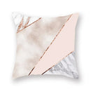 Axyaa Pink Bling Dots Geometric Throw Pillow Cover
