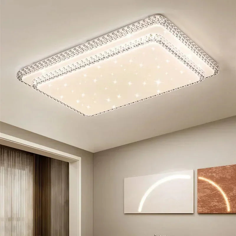 Axya LED Ceiling Chandelier for Home Decor - Modern Acrylic Fixture for Bedroom, Living & Dining Room