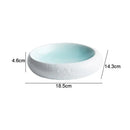 Axyaa Oval Ceramic Dinner Dishes Set - Modern Tableware for Home, Restaurant, and Hotel