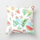 Axyaa Cute Animal Print Polyester Pillowcase for Bedroom Living Room 45x45cm